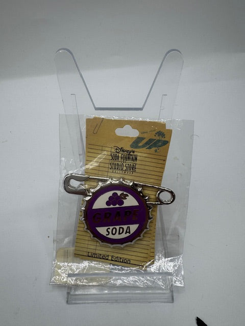 Grape Soda Bottle Cap Up DSF Pin