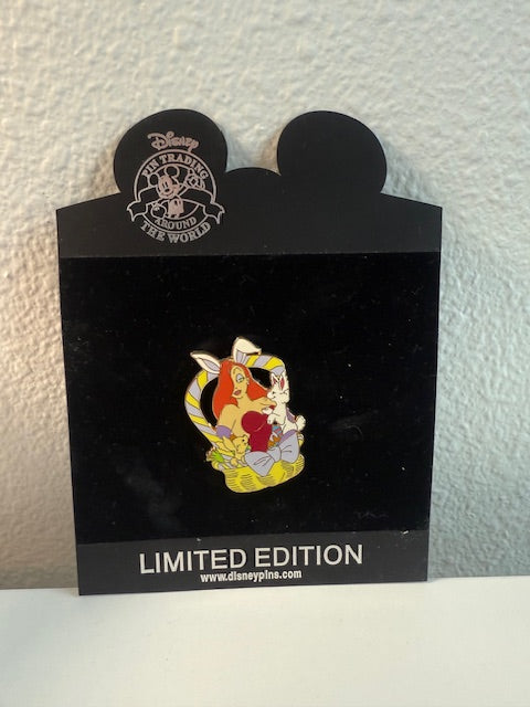 Jessica Rabbit Shopping Easter Basket LE 250 Disney Pin
