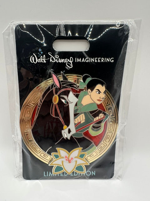 WDI Medallion Mulan and Khan LE 300 Pin J