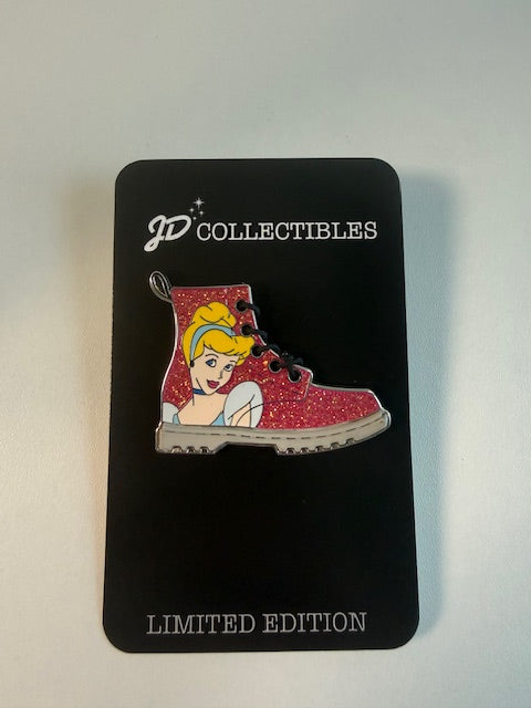 Cinderella Shoe Boot Shopping LE 500 Disney Pin