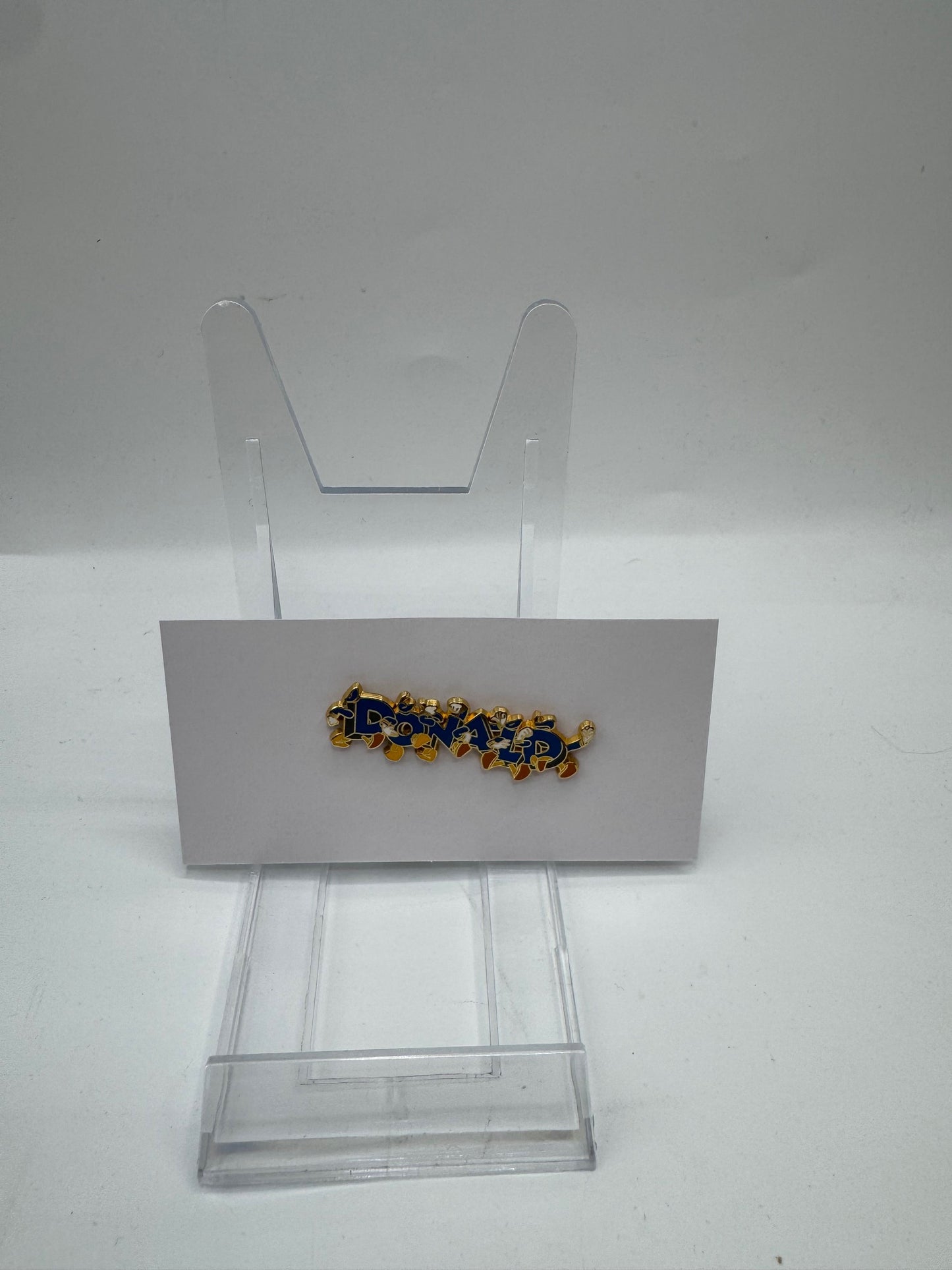 Donald Name Tag Disney Pin