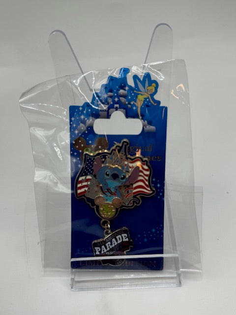 Magical Milestones Stitch All American Parade Debut LE 2500 Disney Pin