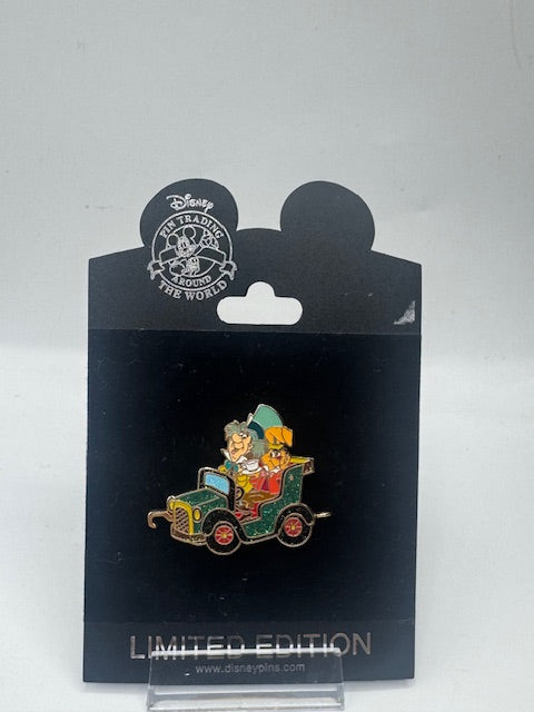 Mad Hatter March Hare Shopping LE 250 Car Disney Pin