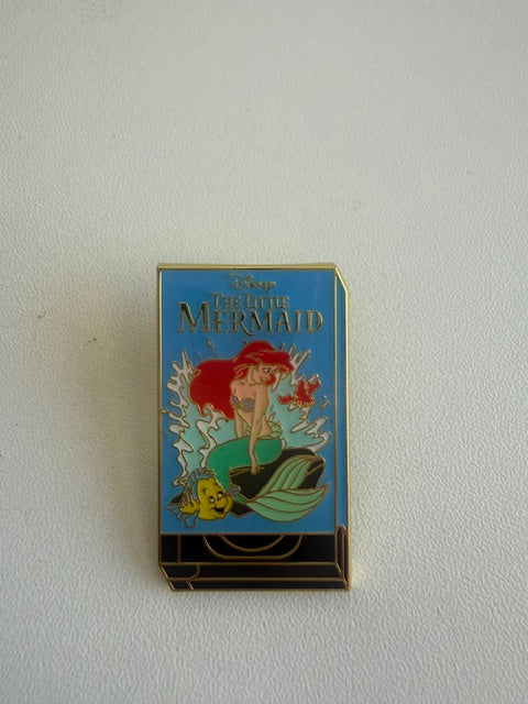 Little Mermaid VHS Loungefly Pin