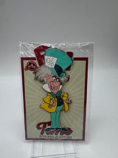 Mad Hatter Paris Pin Trading Time LE 400 Disney Pin