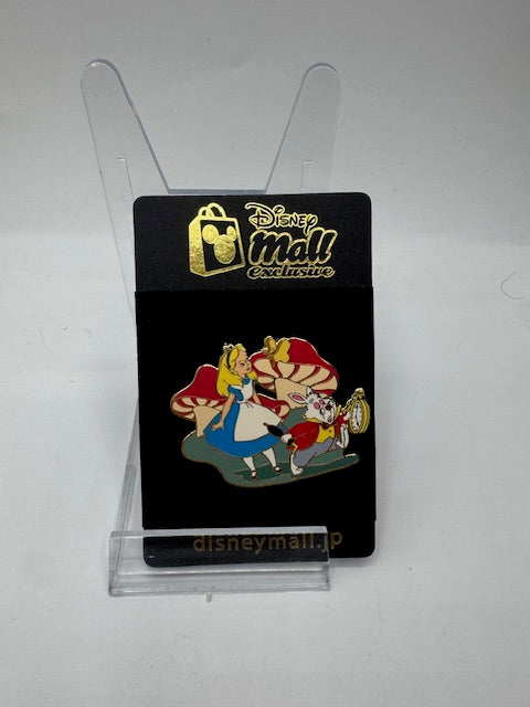 Alice Disney Mall Japan Mushrooms LE 100 Disney Pin