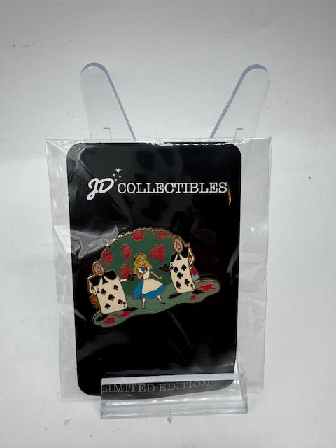 Alice Shopping Playing Cards LE 250 Disney Pin