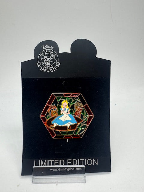 Alice Shopping Stained Glass LE 250 Disney Pin