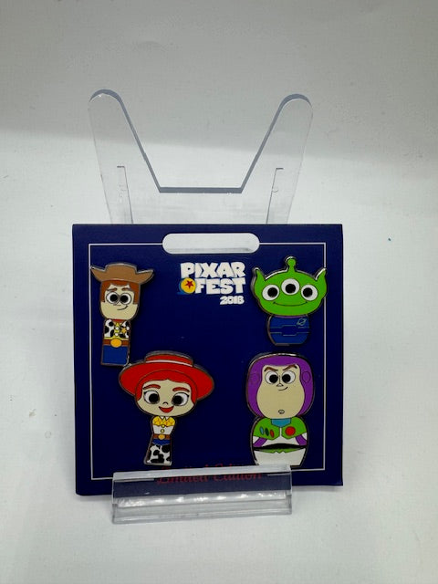 Toy Story 4 Pin Set Pixar Fest LE 1500 Disney Pin