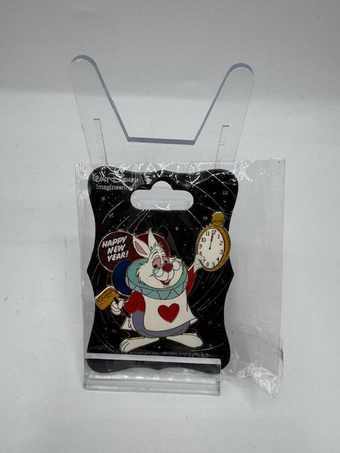 White Rabbit WDI Happy New Year LE 250 Disney Pin
