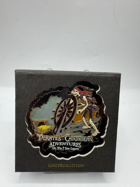 Pirates Helmsman Jumbo Adventures LE 750 Disney Pin