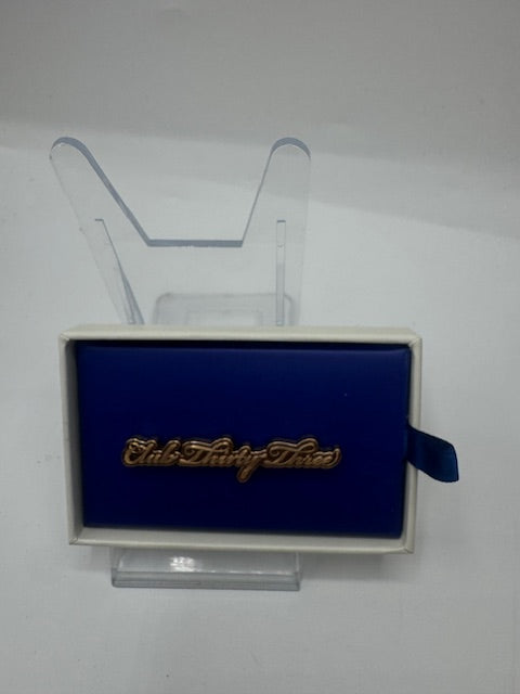 Club 33 DLR Logo Cursive Disney Pin