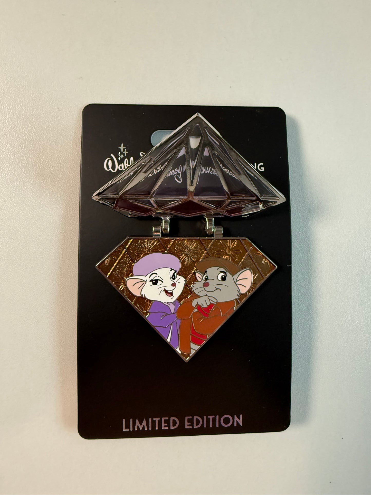 Bernard & Bianca Rescuers 25th WDI LE 250 Disney Pin