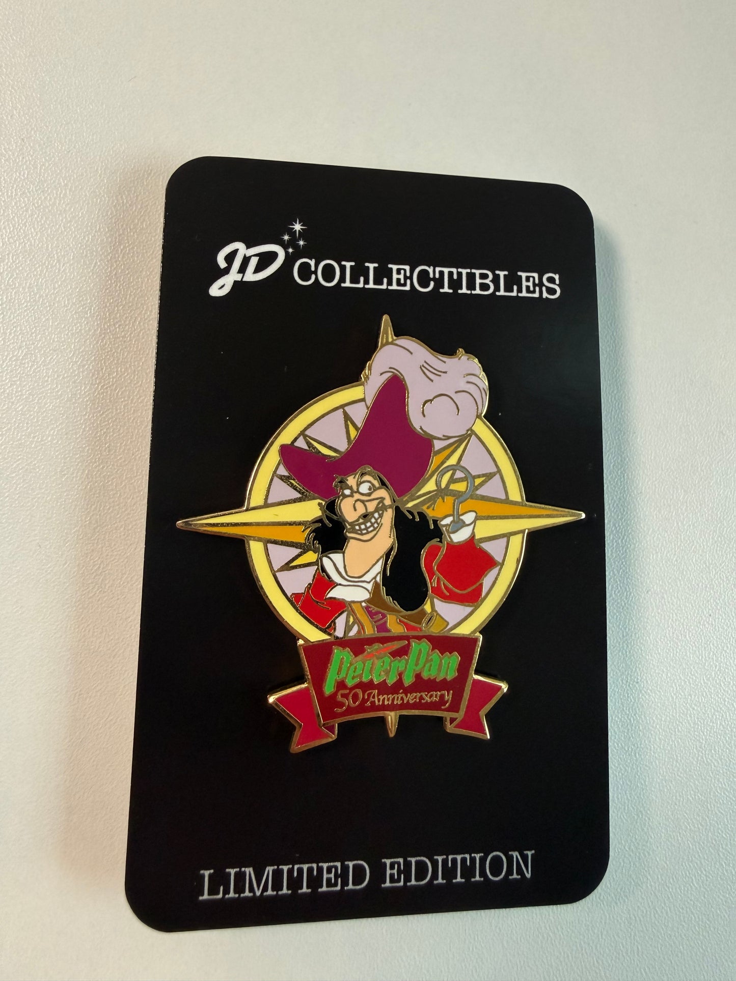 Captain Hook Auctions 50th LE 100 Disney Pin
