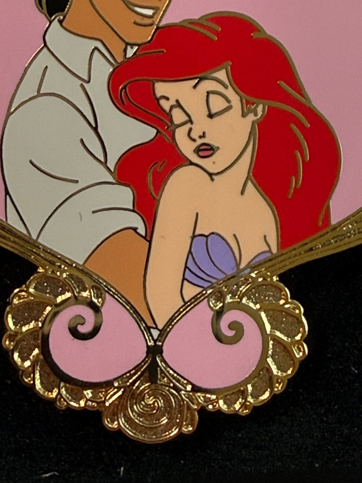 Ariel Eric Shopping Heart LE 250 Disney Pin FLAWED