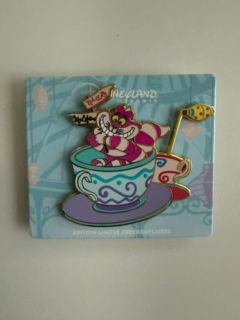 Cheshire Alice Paris LE 700 Disney Pin