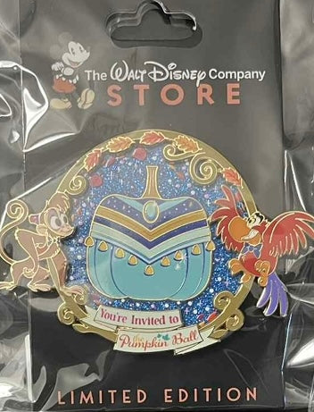 DEC Pumpkin Invited to Pumpkin Ball LE 250 Disney Pin Aladdin
