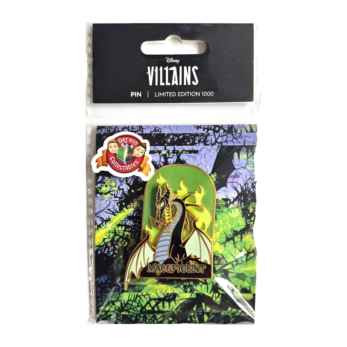 Maleficent Dragon Derwin Pin LE 1000