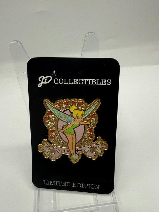 Tinker Bell Auctions Doves Flowers LE 100 Disney Pin