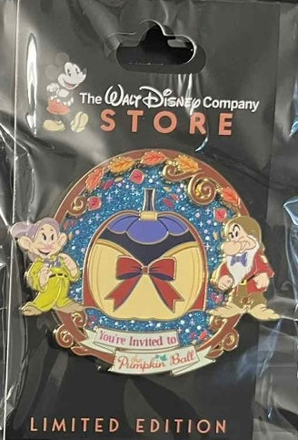 DEC Pumpkin Invited to Pumpkin Ball LE 250 Disney Pin Snow White
