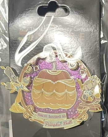 DEC Pumpkin Invited to Pumpkin Ball LE 250 Disney Pin Beauty