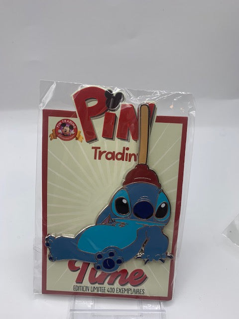 Stitch Pin Trading Time Paris  Plunger LE 400 Disney Pin
