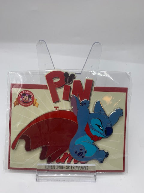 Stitch Pin Trading Time Paris Cape  LE 400 Disney Pin