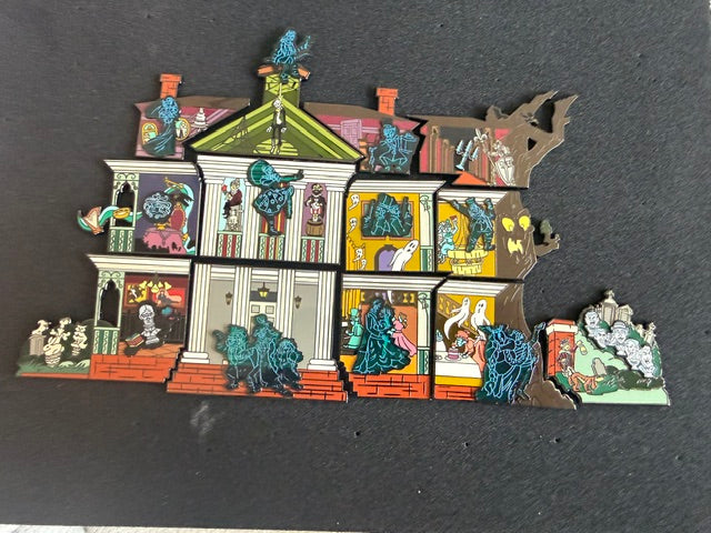Haunted Manison Full WDI Puzzle Set LE Disney Pins