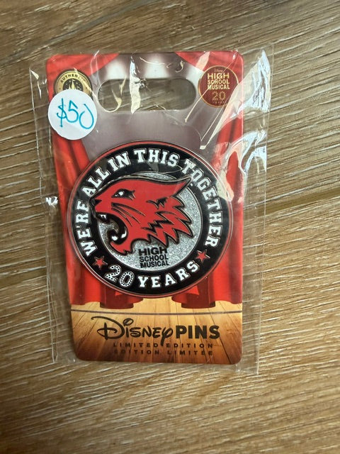 High School Musical LE Disney Pin 20th
