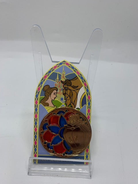 Beauty and the Beast Paris Wardrobe Stained Glass LE 400 Disney Pin