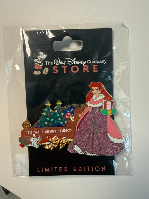Ariel Christmas DEC Studios Pin LE