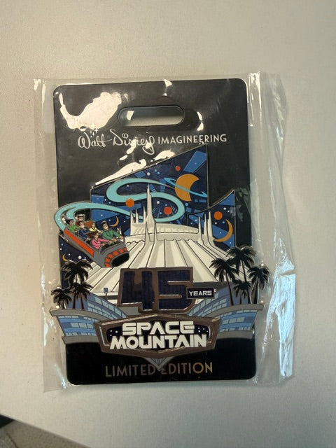 Space Mountain WDI LE 300 45TH Disney Pin