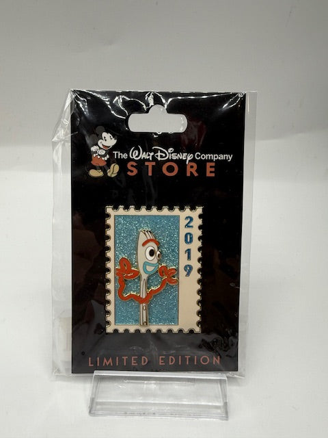 Forky DEC Stamp Pixar LE 250 Disney Pin