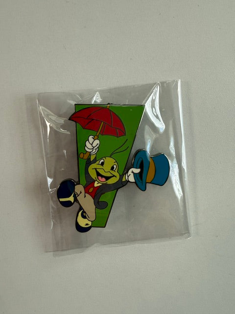Jiminy Cricket Auction LE 1000 Disney Pin