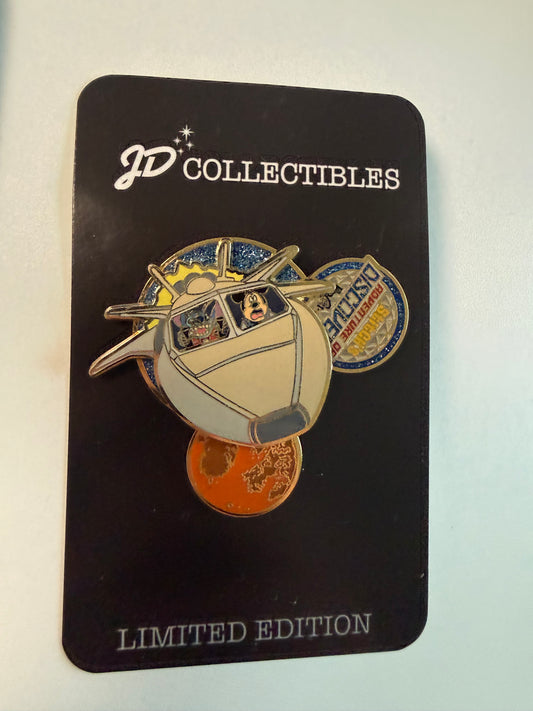 Stitch Adventure of Discovery Mickey LE Disney Pin