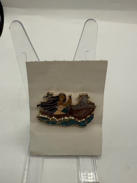 Pocahontas Meeko UK Store LE 500 Boat Disney Pin