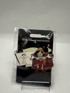 Pinocchio off the Page WDI LE 300 Disney Pin