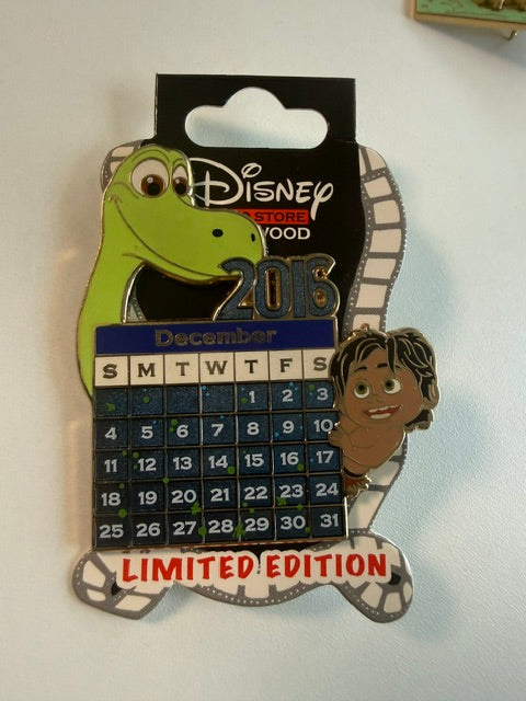 Good Dinosaur December LE 300 Disney Pin