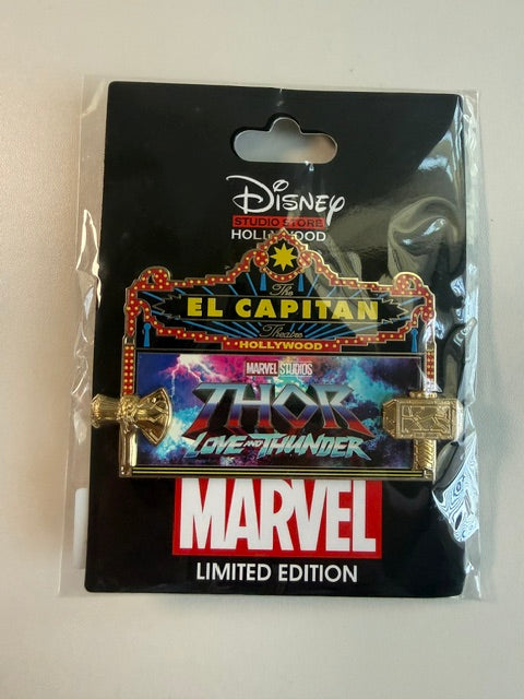 Thor Love Thunder Marquee DSSH LE 400 Disney Pin
