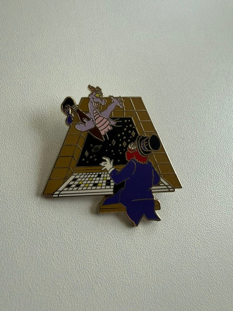 Figment Revel Conceal LR WDW DreamFinder Disney Pin