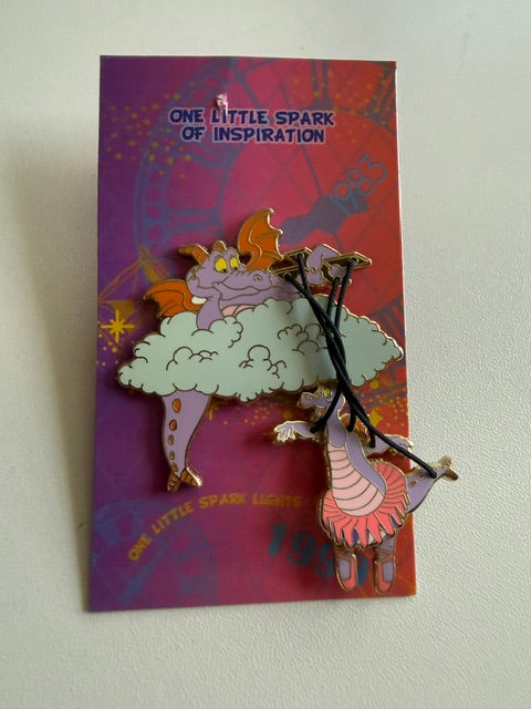 Figment Revel Conceal LR WDW Puppet Disney Pin