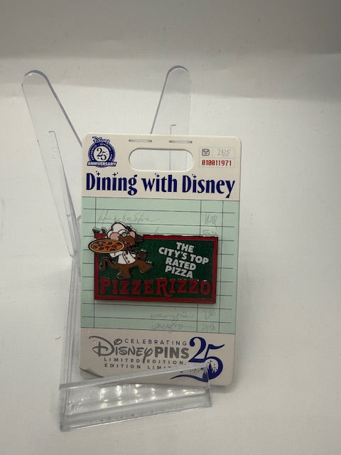 Rizzo Pizza Dining With Disney LE 2500 Disney Pin