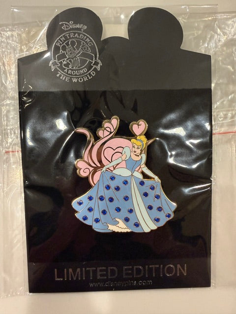 Cinderella Shopping Rhinestone LE 300 Disney Pin