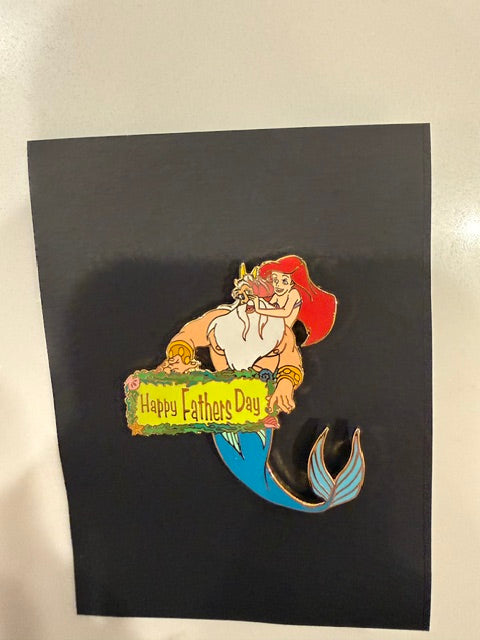 Ariel Auctions Father's Day LE 500 Disney Pin