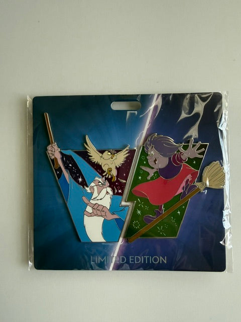Merlin VS Mim WDI LE 400 Disney Pins