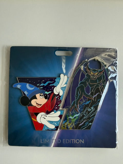 Fantasia Sorcerer Mickey Chernabog WDI LE 400 Disney Pins