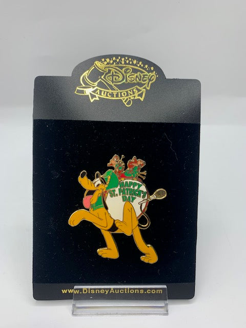 Pluto Chip Dale Auctions St Patricks Day LE 100 Disney Pin
