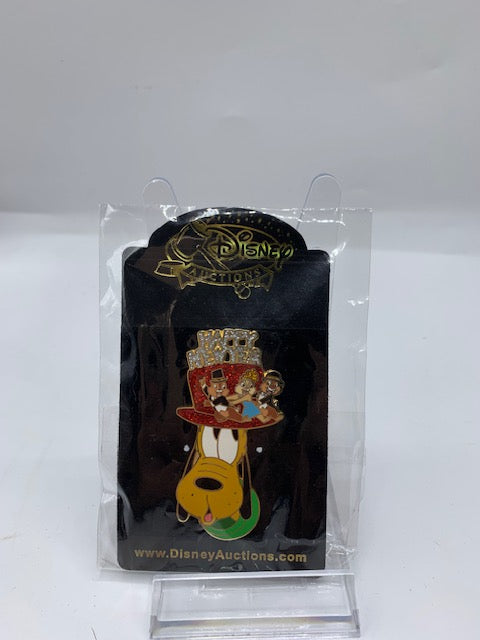 Pluto Chip Dale Auctions Happy New Year LE 100 Disney Pin