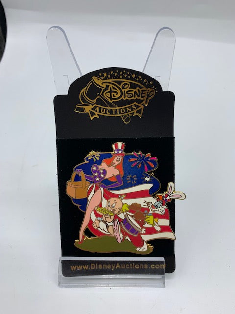 Jessica Rabbit 4th July BBQ LE 100 Disney Pin