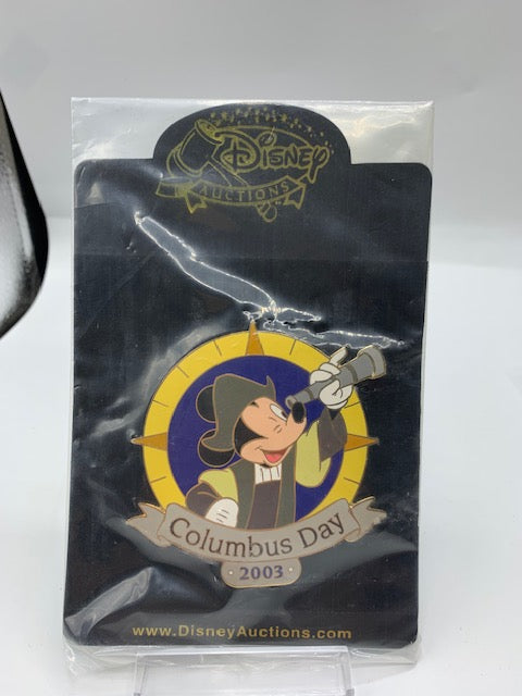 Mickey Mouse Columbus Day Auctions LE 100 Disney Pin